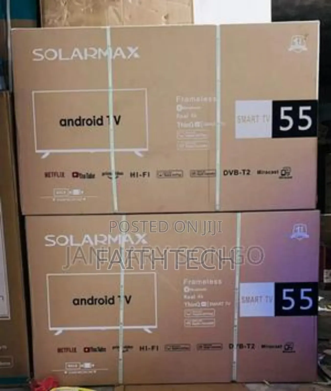 Solarmax 55inches Smart Tv Frameless