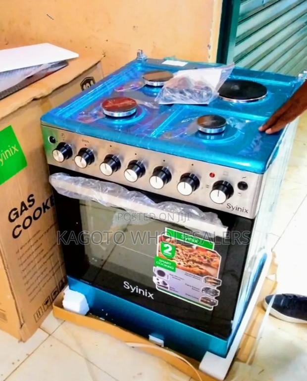 Syinix Gas Cooker 60 by 60 With Jet Valve