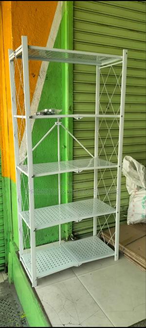 Foldable Rack 5 Tier Colour White - thumbnail 2