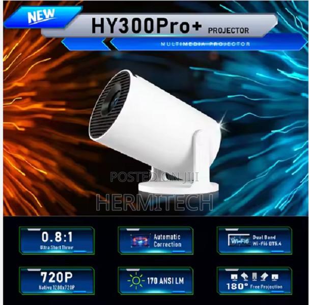 Hy300 Pro+ Mini Portable Pocket Smart Android Projector - thumbnail 2