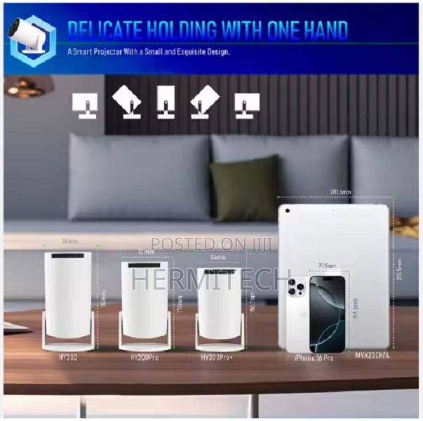 Video Projector Wireless Wifi Led Portable Video Full Hd - thumbnail 3