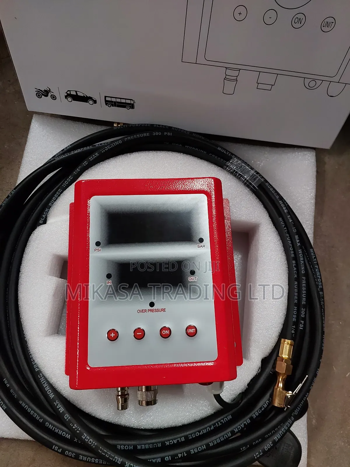 Petrol Station Inflator Gauge
