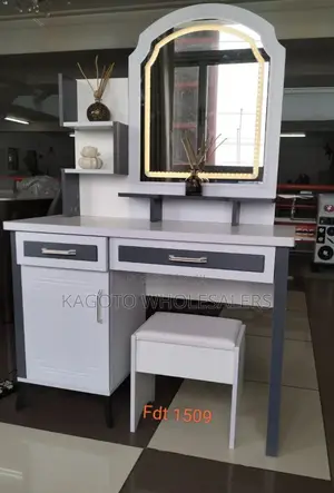 White Executive Dressing Mirror