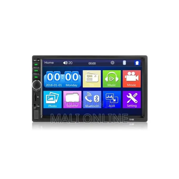7" Double 2 Din Touch Screen Car Stereo Mp5 Player