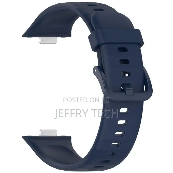 Silicone Replacement Strap for Huawei Watch Fit 4 Deep Blue