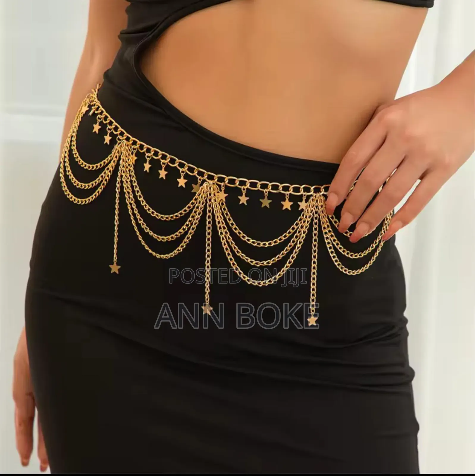 Multi Layered Dress/Outfit Waist Chains Gold Silver