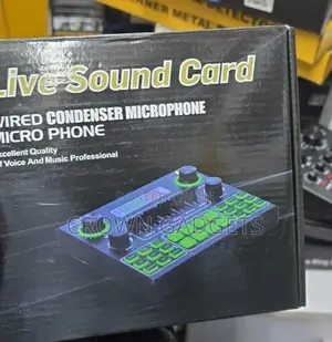 V9 Portable Sound Card – For Live, Youtube Podcasts