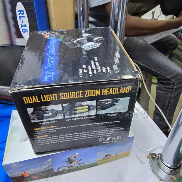 High Power Headlamp – Dual Light Source, Rechargeable - thumbnail 3