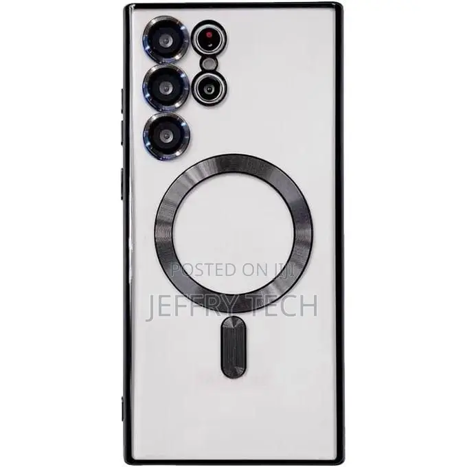Case Pouch for Samsung S25 Ultra Transparent Magsafe in Magn