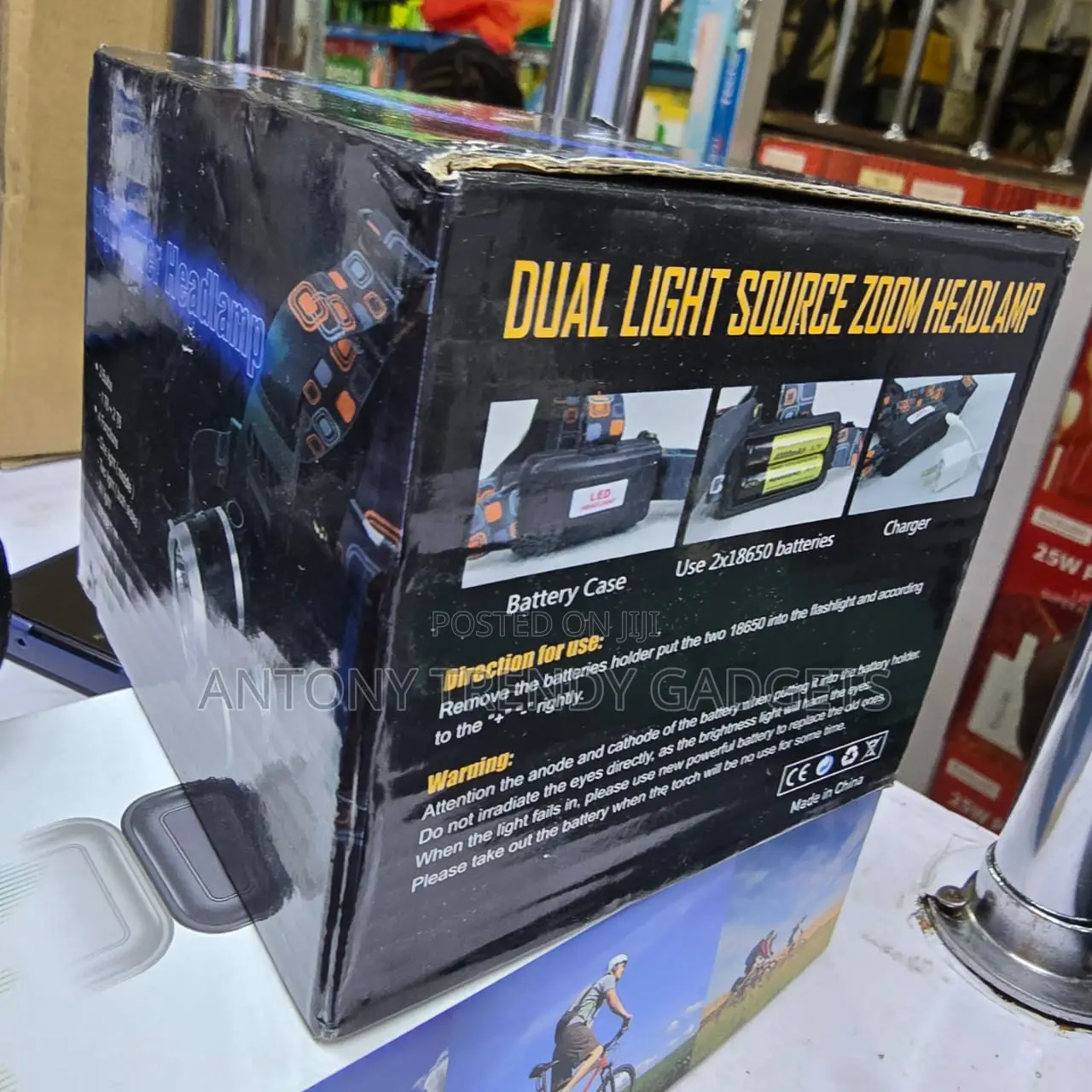 Rechargeable Headlamp – Dual Led, Adjustable Strap