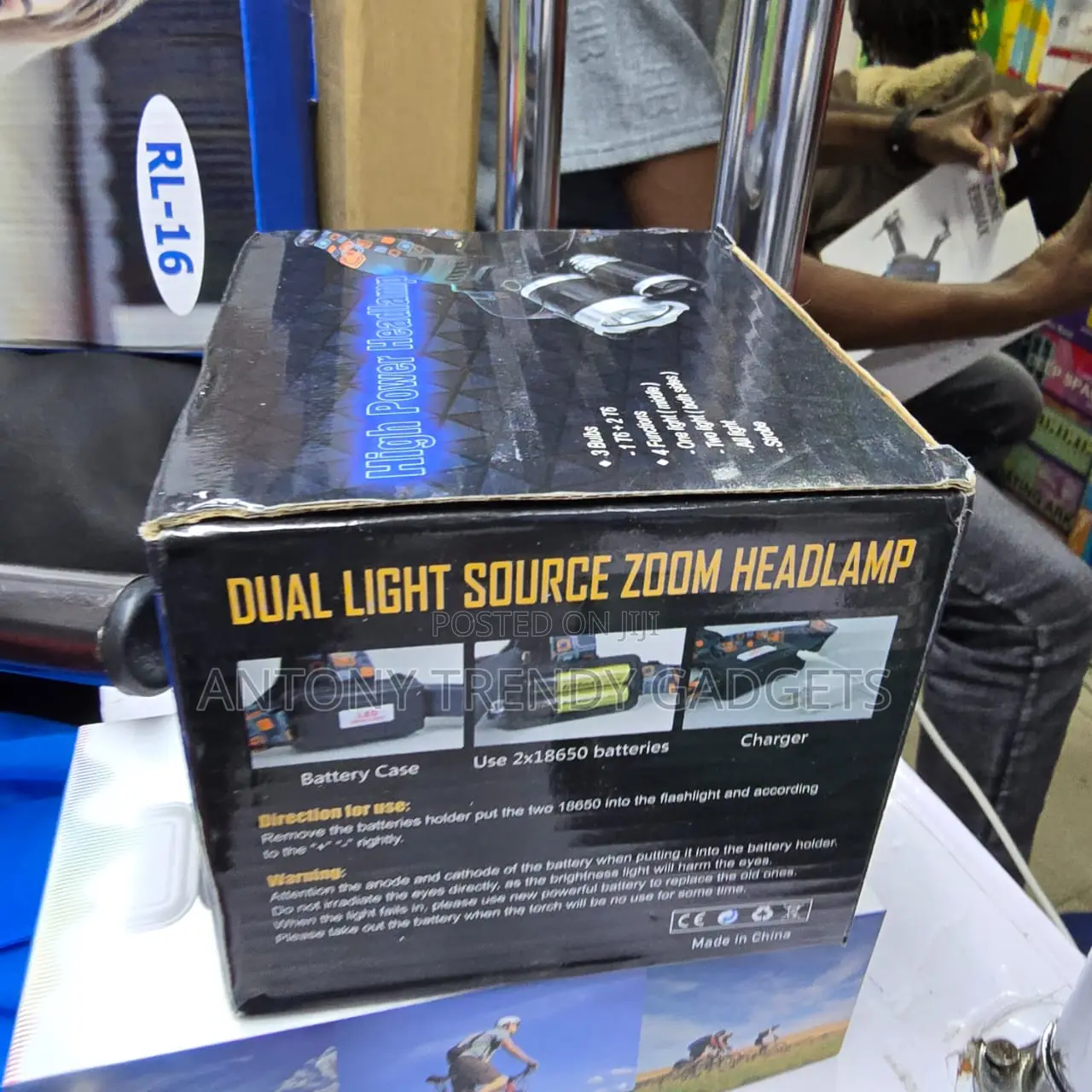 Rechargeable Headlamp – Dual Led, Adjustable Strap