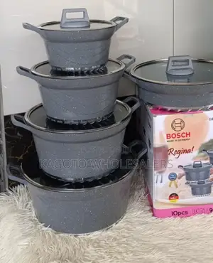 10 Pieces Grey Bosch Granite Cockware