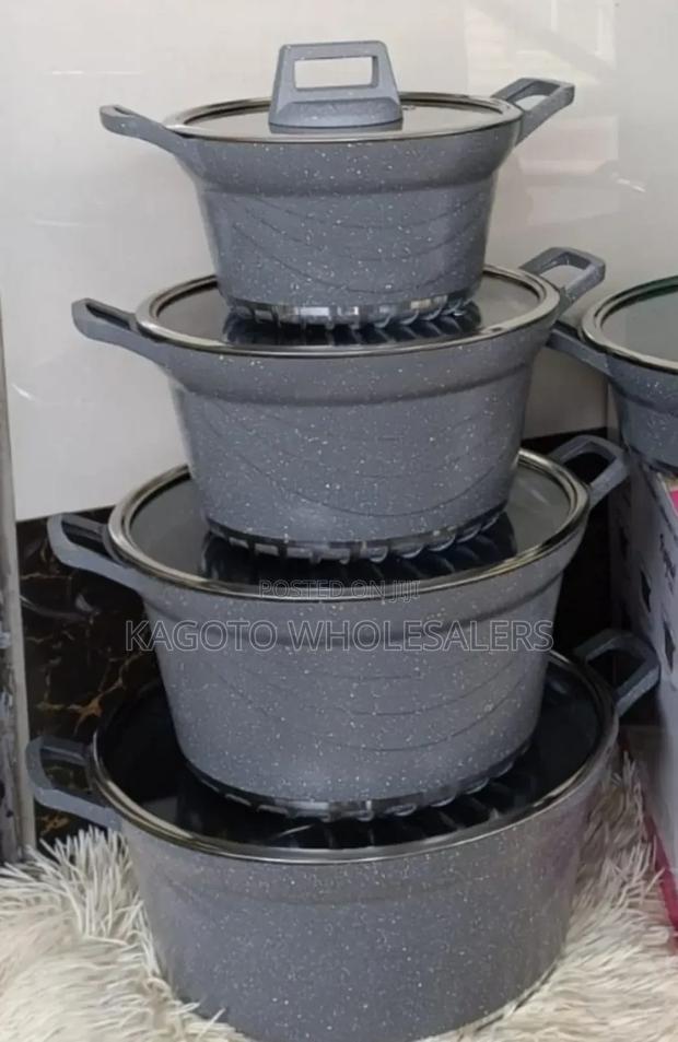 10 Pieces Grey Bosch Granite Cockware - thumbnail 3