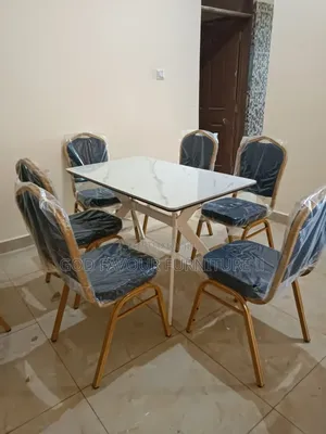 Modern Dining Table Set With 6 Chairs Gf7j