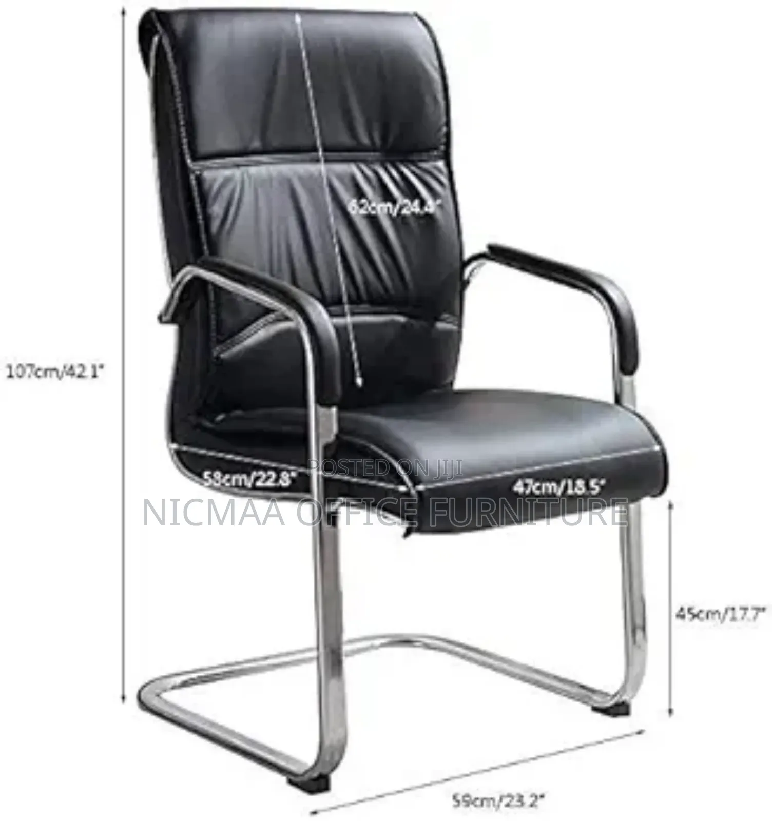 Bowform Ergonomic Executive Leather Waiting Chair