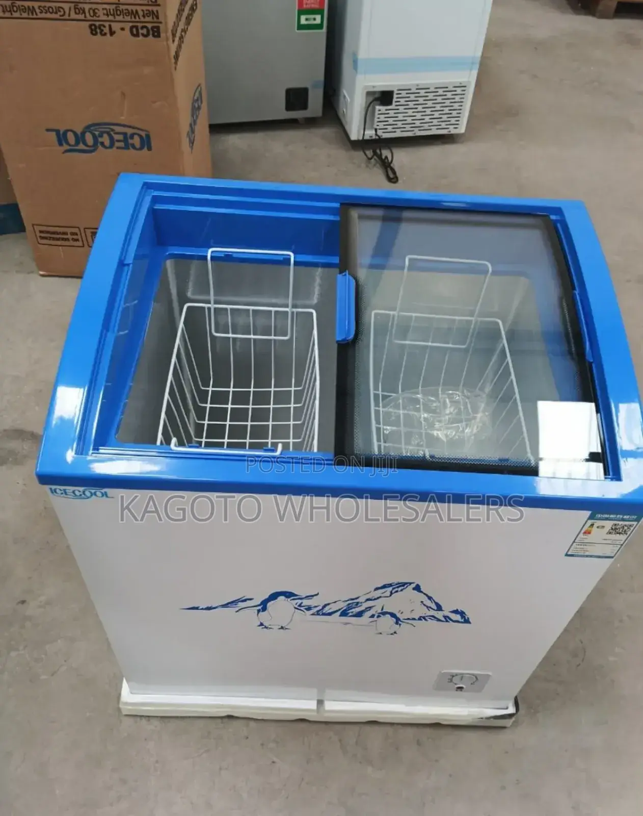 Icecool 159l Display Chest Deep Freezer E159