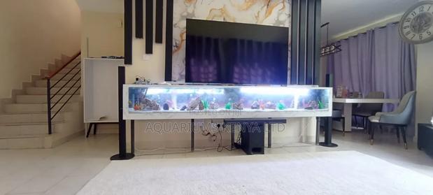 10foot Aquarium Under Tv, Custom Made - main view