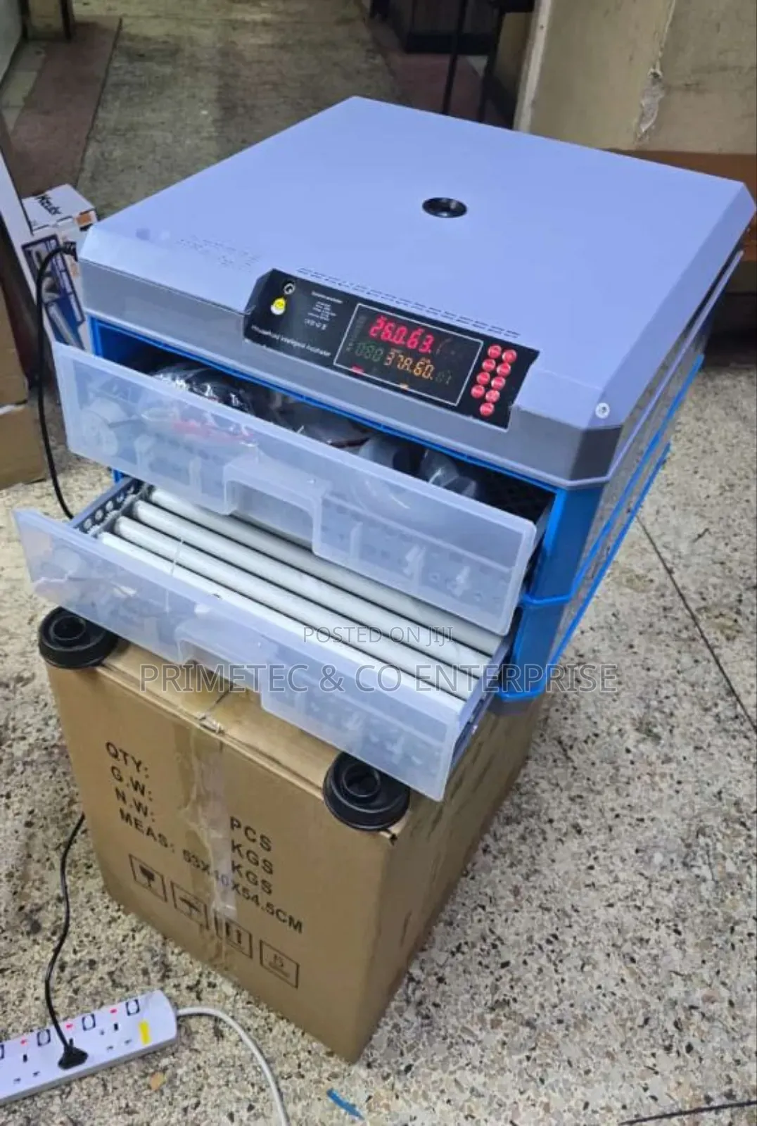 128 Eggs Automatic Drawer Type Egg Incubator