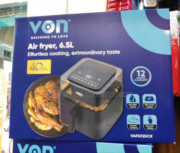 Von Airfryer 6.5litres Digital Vaf072dck