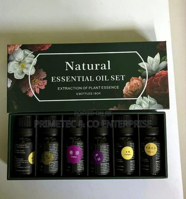 Natural Essential Oil Set of 6 Pieces(10ml Each Bottle)