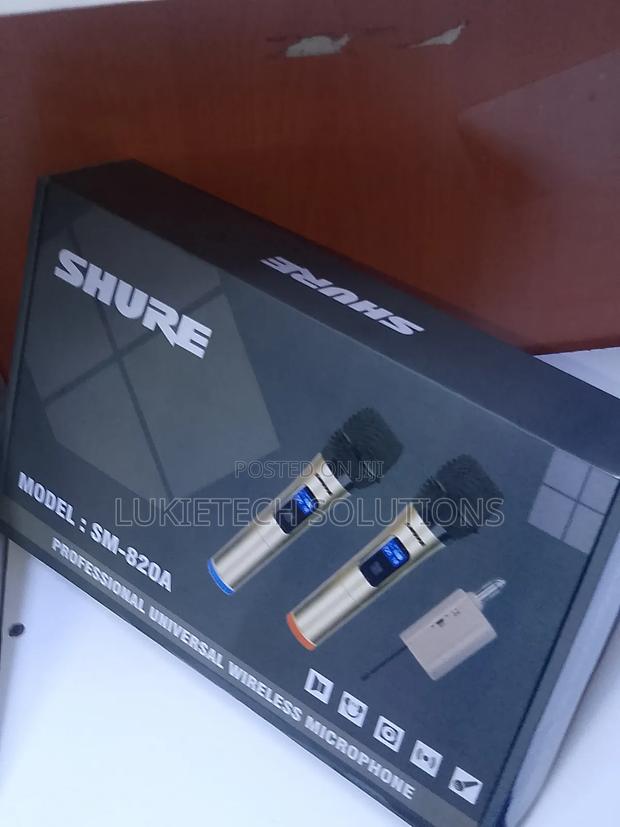 Shure Professional Microphone,(Sm820a)Wireless Universal Mic - thumbnail 2