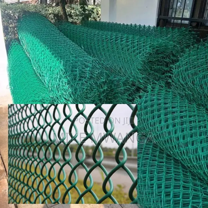Green PVC Coated Chain Link