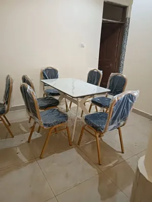 New Dining/Hotel Table Set With 6 Chairs Kjm6t