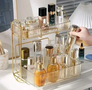 Acrylic Double Layer Cosmetic Organizer