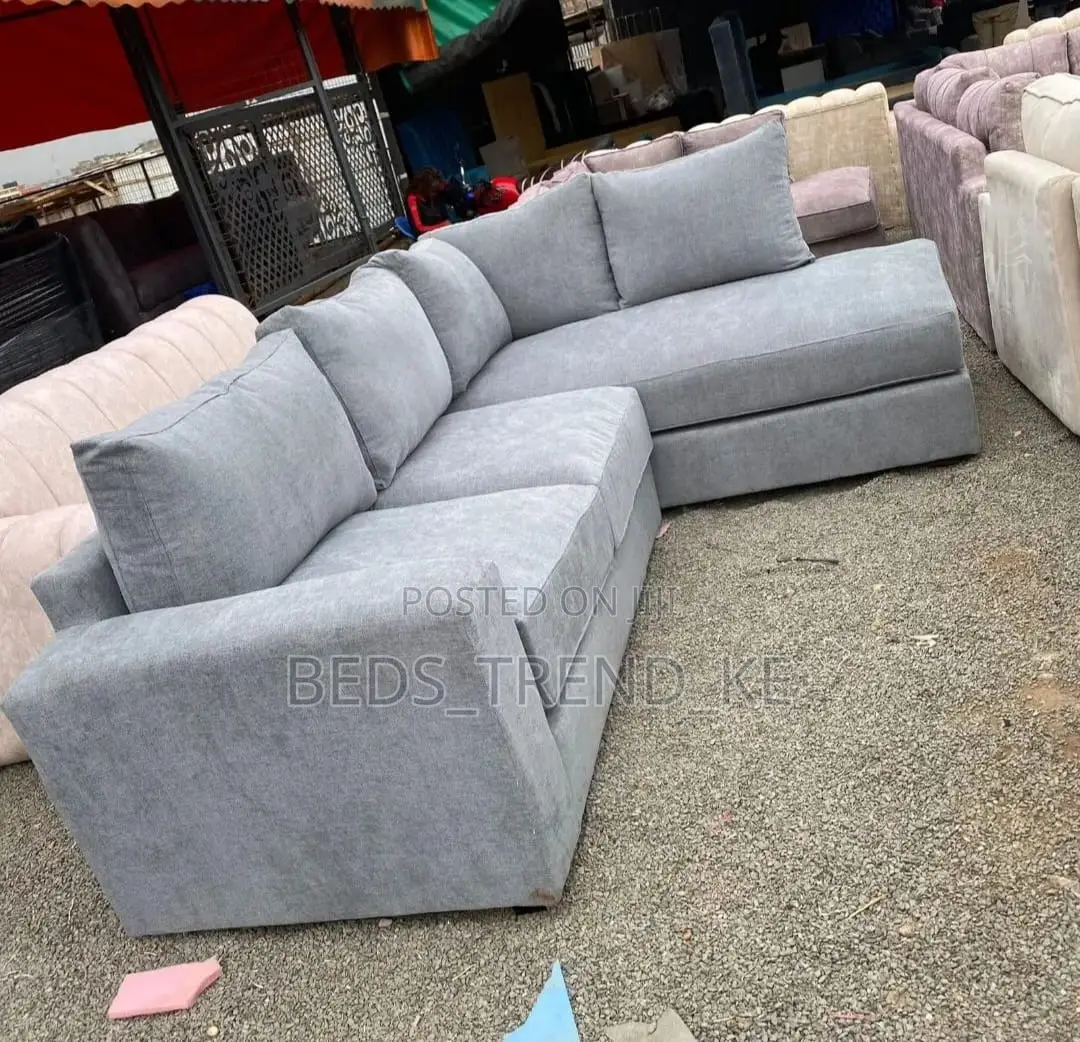 6 Seater Economical L Sofa