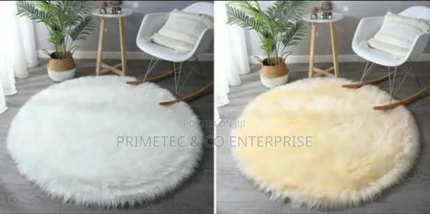 Faux Fur Soft Round Fluffy Rug