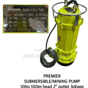 100m Mining Submersible Pump 10hp