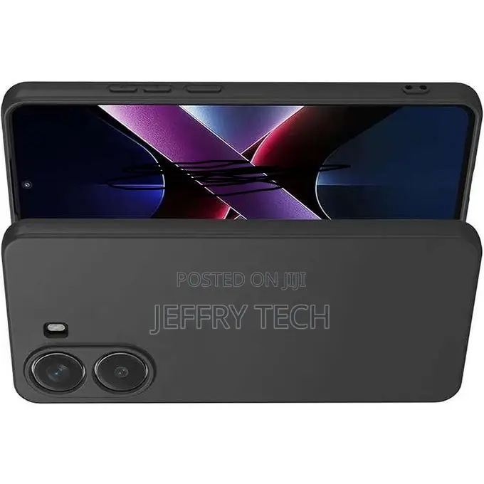 Liquid Silicone Case for Xiaomi Poco X7 Pro 5g: Black