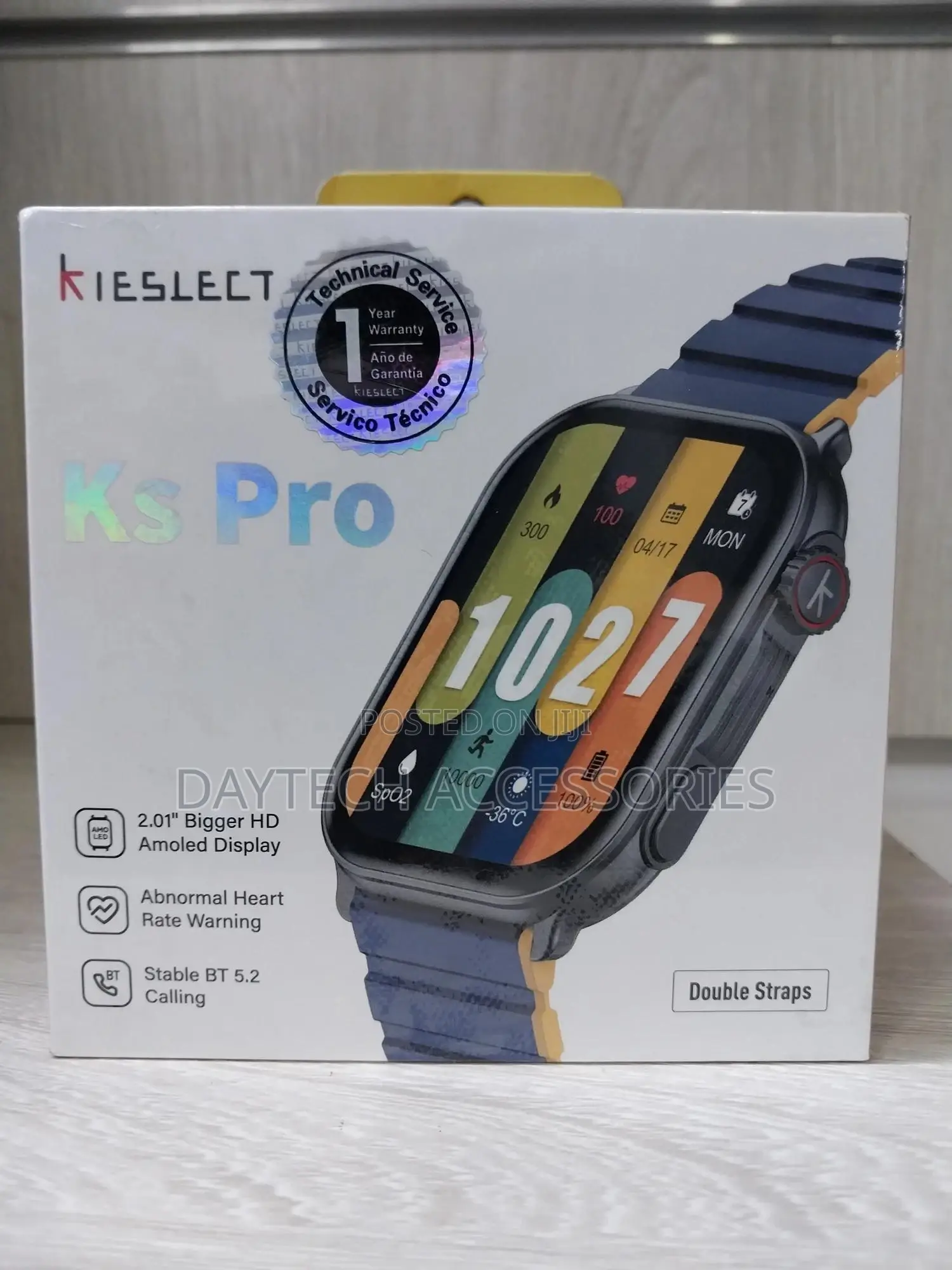 Kieslect Ks Pro Smartwatch - 2.01 Inch Amoled Hd Display
