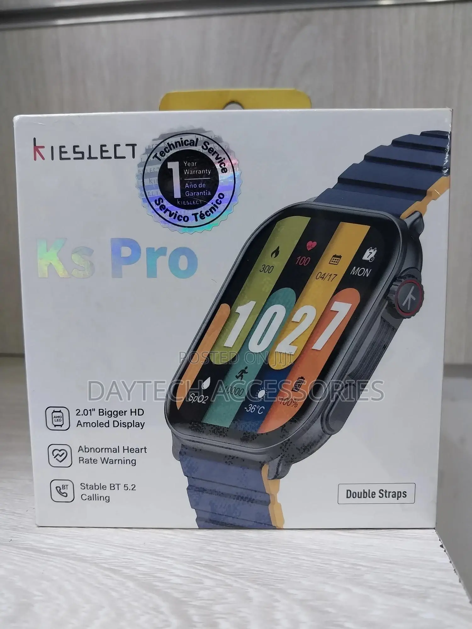 Kieslect Ks Pro Smartwatch - 2.01 Inch Amoled Hd Display