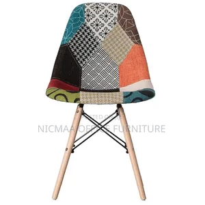 Modern Patch Fabric Chair Set