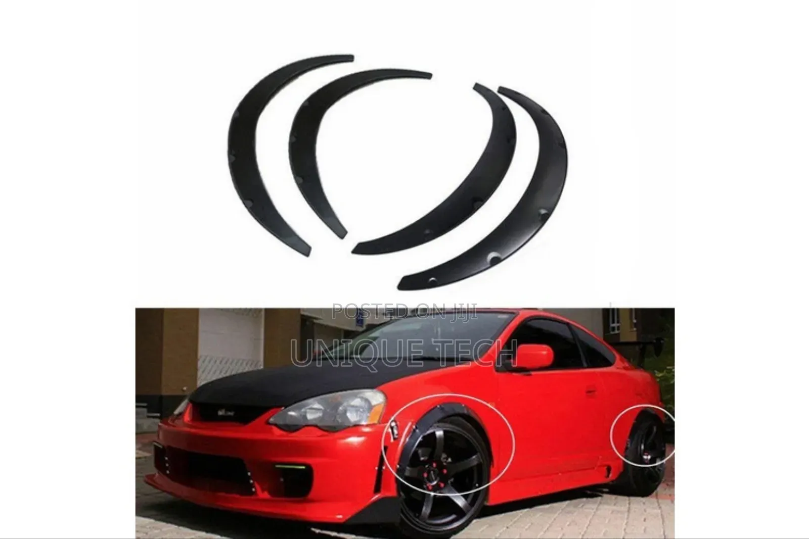 4pcs Fender Flare Kit / Universal Wheel Guards