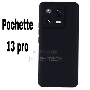 Fashion Soft Case Cover for Xiaomi Mi 13 Pro Silicone Black