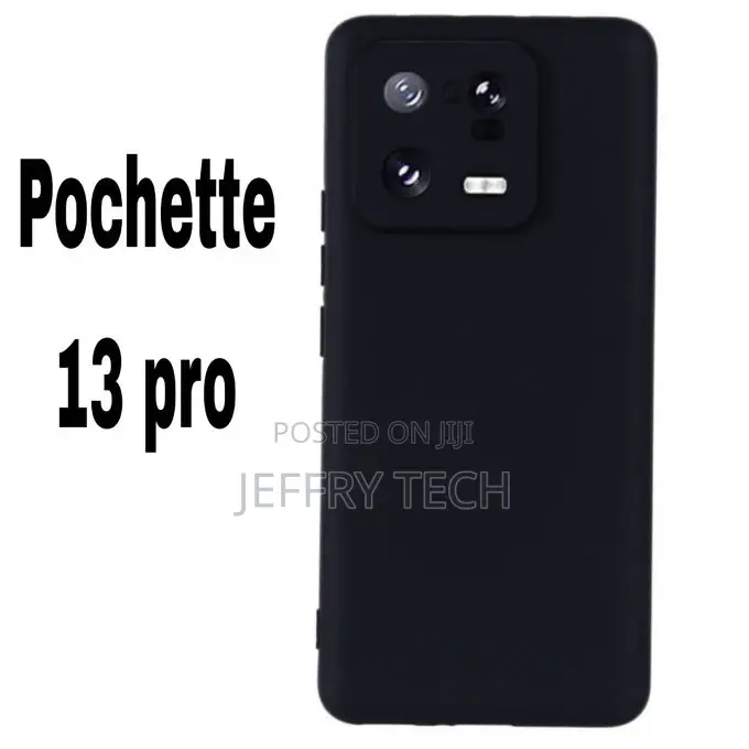 Fashion Soft Case Cover for Xiaomi Mi 13 Pro Silicone Black