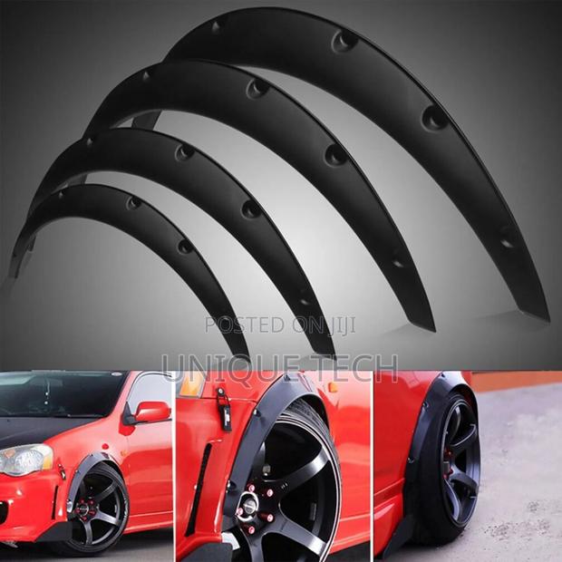 Wheel Arch Fender Flares / 4pcs Black Wide Trim Kit