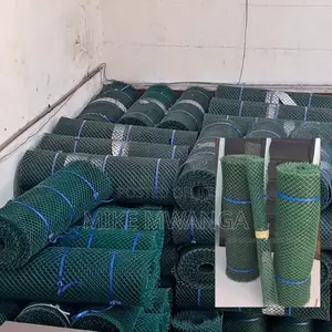 Plastic Dark Green Mesh