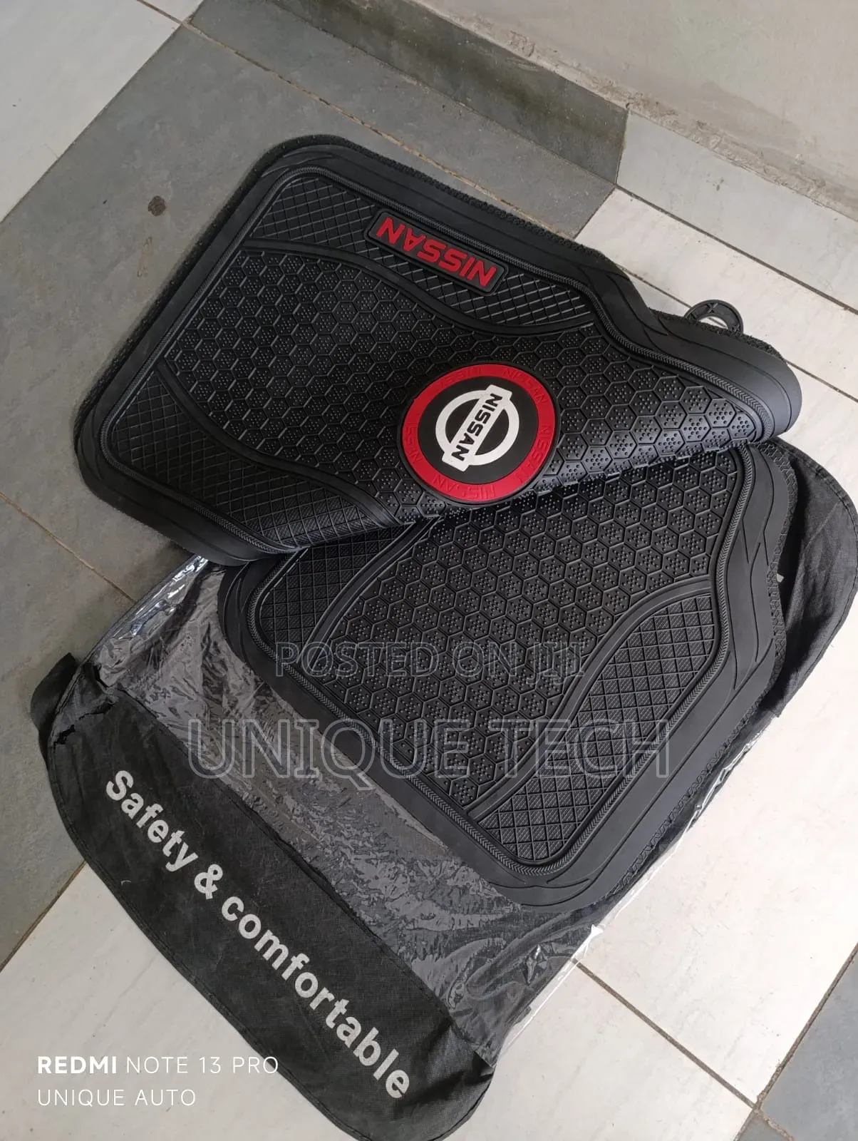 5pcs Nissan Floor Mats / Heavy Duty Rubber Set