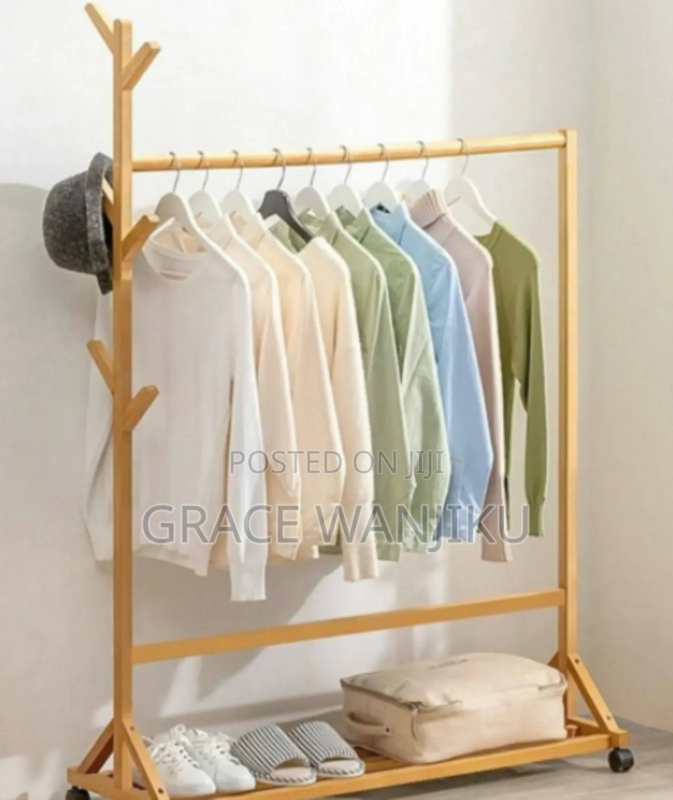 Bamboo Cloth Rack