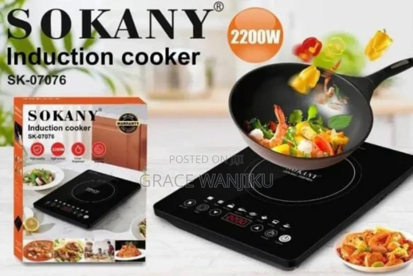 *Single Plate Induction Electric Cooker*  *Sokany