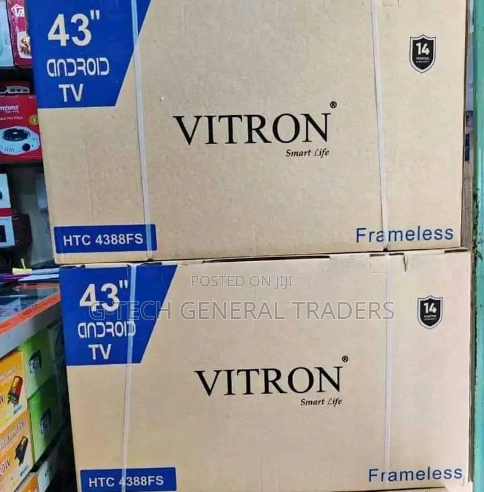 Vitron 43inch 2025 Model Smart Android, Youtube, Netflix Tv