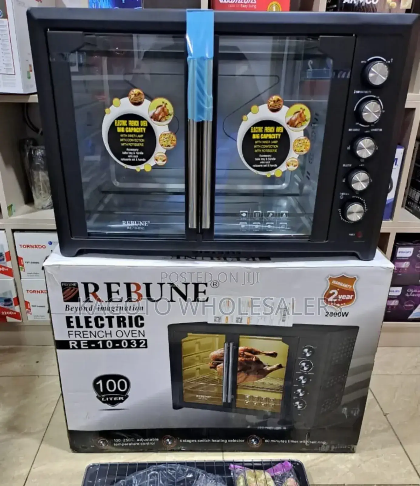 *Rebune Oven - French Door Tainless Steel Interior
