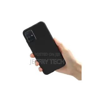 Black Silicone Case for Samsung M31s