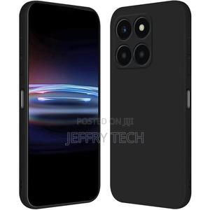 Liquid Silicone Case for Honor X6a - Black - thumbnail 2
