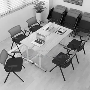 Intergrated Conference Training Chair With Desk Pad