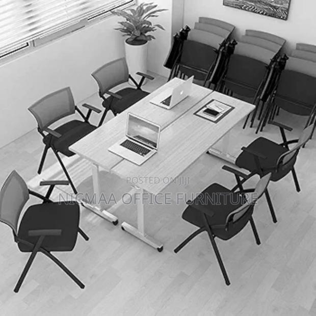 Intergrated Conference Training Chair With Desk Pad - thumbnail 3
