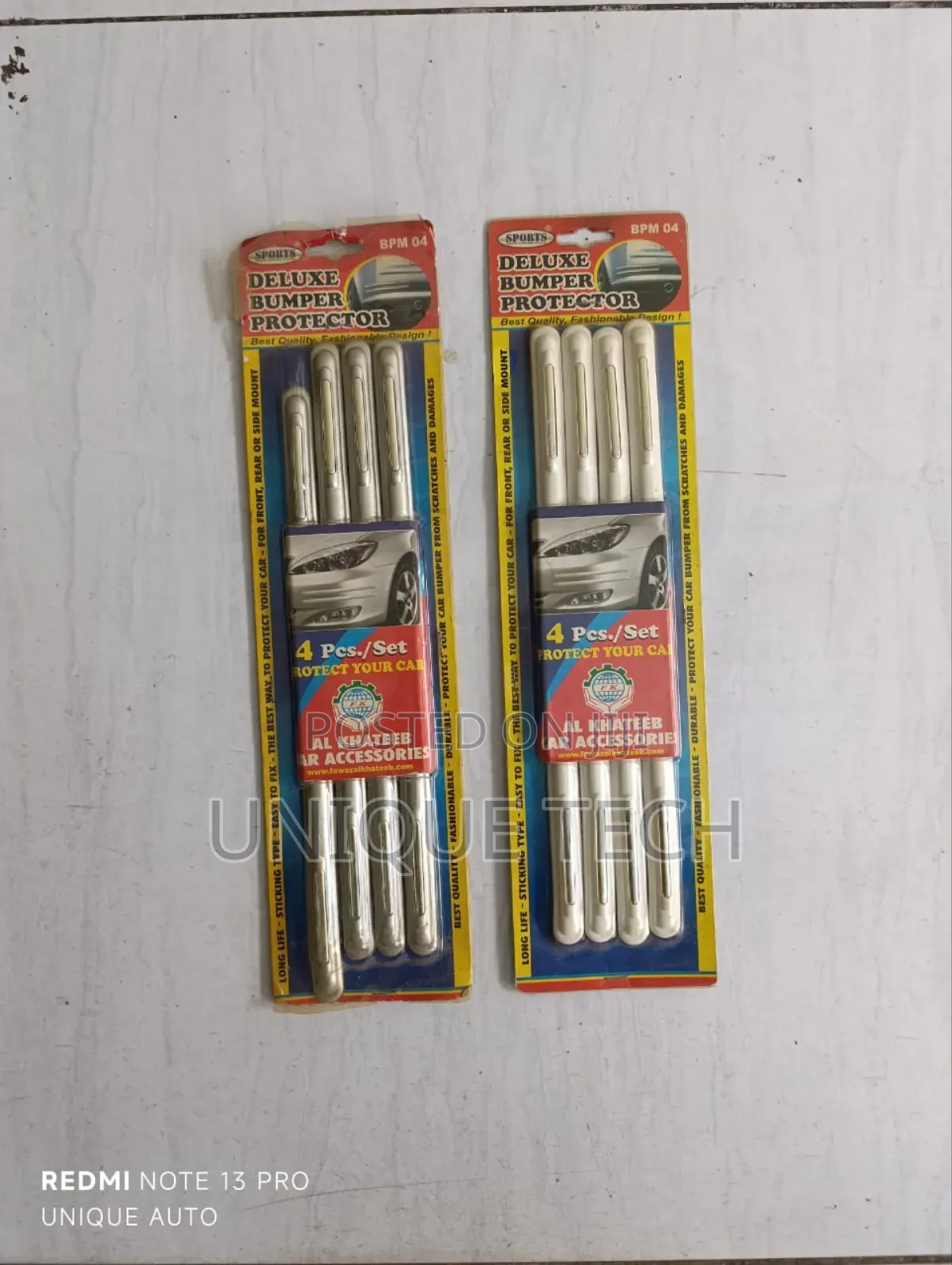 4pcs Bumper Guard Rubber / Anti-Scratch Car Strips